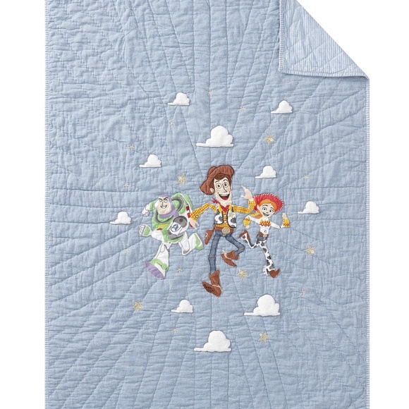 Pottery Barn Kids Toy Story Twin Quilt, Sheet Set, Sham and Two Accent Pillows - Picture 3 of 5